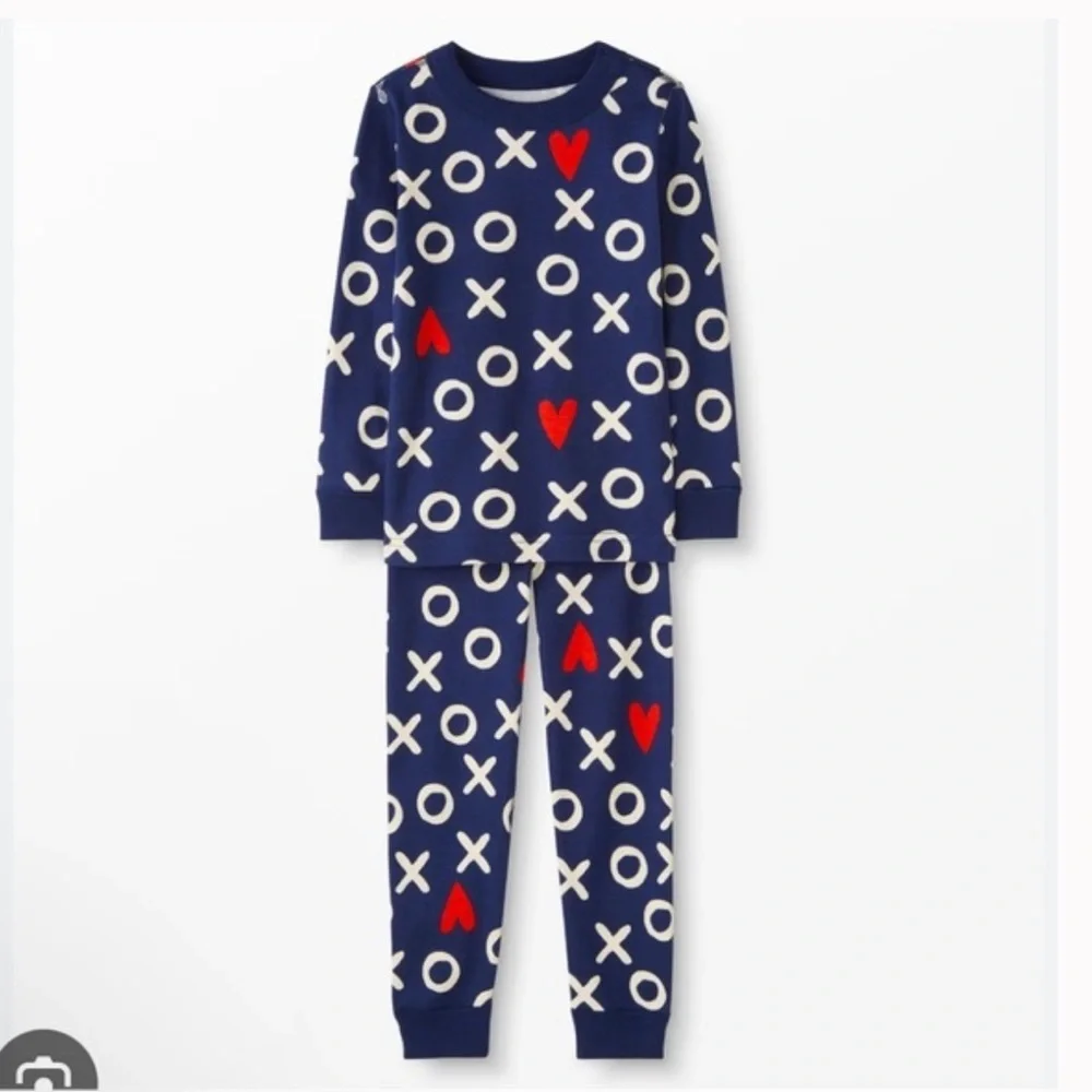 Hanna Andersson Valentines Day XO Pajama Set MIXED SIZES